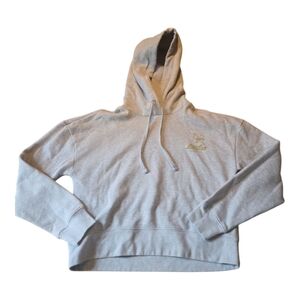 Longline Loveladies Viking Gray Hoodie Womens Size Small